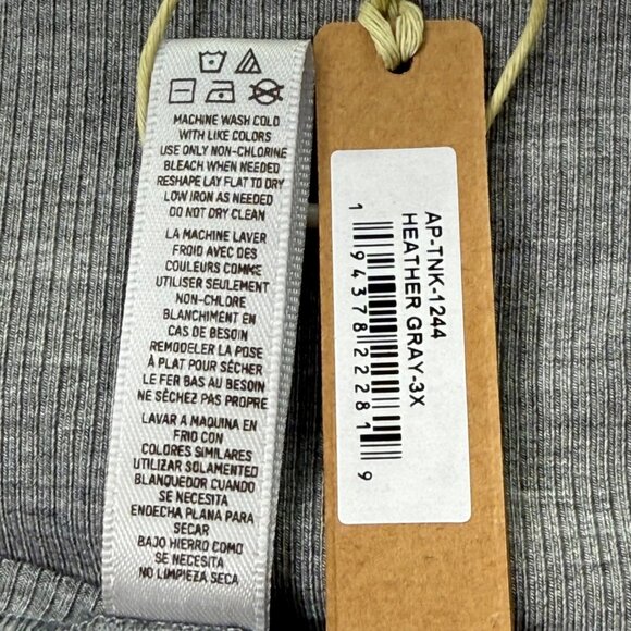 SKIMS Soft Lounge Tank Top Team USA Heather Gray 3X - Picture 8 of 9